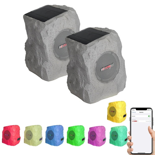 5 Core Outdoor Bluetooth Wireless Rock Speaker TWS Patio Garden