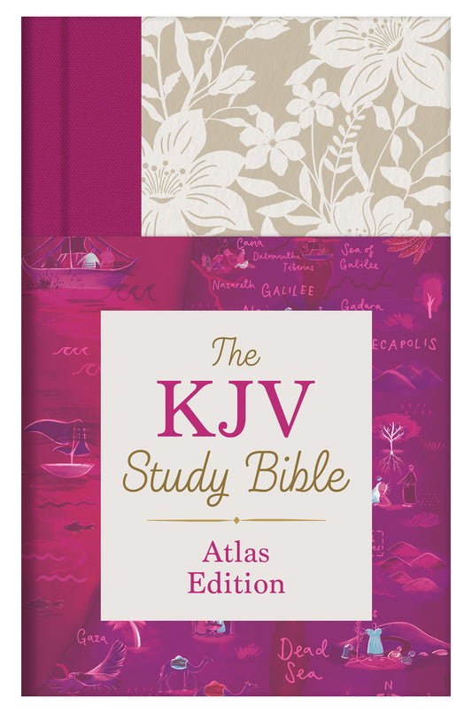 KJV Study Bible: Atlas Ed [Wildflower, Indxd]