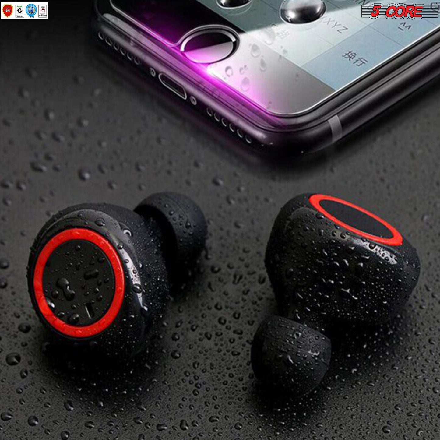5 Core Wireless Ear Buds • Mini Bluetooth Noise Cancelling Earbud