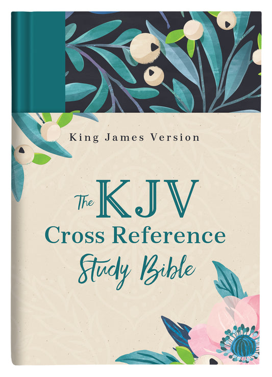 The KJV Cross Reference Study Bible—Turquoise Floral