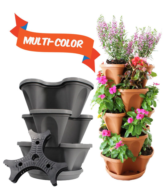Nature's Distributing Stacking Planters - 3 Tier